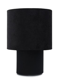Czarna tkaninowa lampka stołowa walec - A339-Agma ze sklepu Edinos.pl w kategorii Lampy stołowe - zdjęcie 172223526
