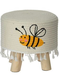 Dziecięca okrągła pufa pszczółka - Enio ze sklepu Edinos.pl w kategorii Meble dziecięce - zdjęcie 172224456