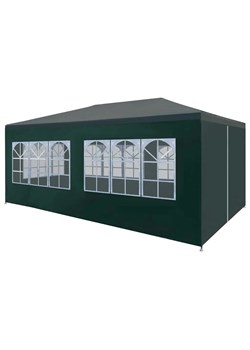 Zielony namiot plenerowy z oknami - Pikol ze sklepu Edinos.pl w kategorii Dekoracje i akcesoria ogrodowe - zdjęcie 172225108