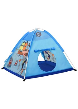 Niebieski namiot dziecięcy z pirackim wzorem - Bloris ze sklepu Edinos.pl w kategorii Dekoracje i akcesoria ogrodowe - zdjęcie 172225626