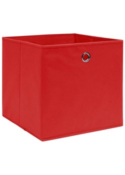 Czerwony zestaw 4 pudełek do przechowywania - Fiwa 3X ze sklepu Edinos.pl w kategorii Pudełka i pojemniki - zdjęcie 172225817