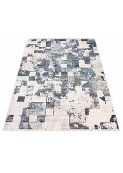 Jasnoszary dywan w nowoczesną kratę - Bodi 6X ze sklepu Edinos.pl w kategorii Dywany - zdjęcie 172226395