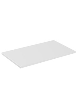 Biały blat do szafek łazienkowych 80 cm - Dione 6X ze sklepu Edinos.pl w kategorii Meble łazienkowe - zdjęcie 172226599
