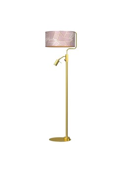 Różowo-złota lampa podłogowa - K346-Glown ze sklepu Edinos.pl w kategorii Lampy podłogowe - zdjęcie 172227336