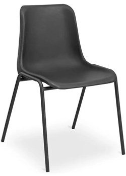 Czarne krzesło do nowoczesnej sali konferencyjnej - Hisco 3X ze sklepu Edinos.pl w kategorii Krzesła - zdjęcie 172228529