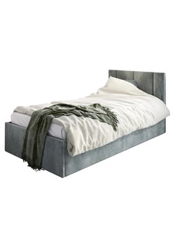 Szare tapicerowane łóżko z zagłówkiem Casini 3X - 3 rozmiary ze sklepu Edinos.pl w kategorii Łóżka i materace - zdjęcie 172230219