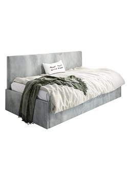 Popielate łóżko sofa z oparciem Somma 4X - 3 rozmiary ze sklepu Edinos.pl w kategorii Łóżka i materace - zdjęcie 172230297
