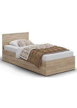 Łóżko z materacem dąb sonoma 90x200 - Cansar 3X ze sklepu Edinos.pl w kategorii Łóżka i materace - zdjęcie 172230988