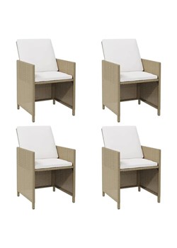 Zestaw czterech krzeseł ogrodowych - Lotis 5X ze sklepu Edinos.pl w kategorii Krzesła ogrodowe - zdjęcie 172232648