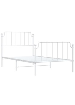 Białe metalowe łóżko industrialne 100x200 cm - Onex ze sklepu Edinos.pl w kategorii Łóżka i materace - zdjęcie 172232856