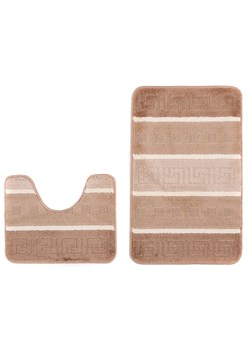Komplet eleganckich dywaników łazienkowych w stylowy wzór - Gomos 4X ze sklepu Edinos.pl w kategorii Dywaniki łazienkowe - zdjęcie 172232979