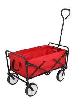 Czerwony składany wózek kempingowy - Froslin ze sklepu Edinos.pl w kategorii Ogród i taras - zdjęcie 172233177