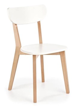 Białe krzesło do kuchni- Fine ze sklepu Edinos.pl w kategorii Krzesła - zdjęcie 172233436