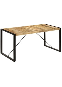 Industrialny stół z drewna 80x160 F5-S61 ze sklepu Edinos.pl w kategorii Stoły - zdjęcie 172234458