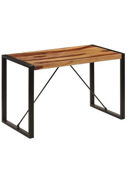Brązowy stół z drewna sheesham 60x120 – Veriz 2X ze sklepu Edinos.pl w kategorii Stoły - zdjęcie 172234487