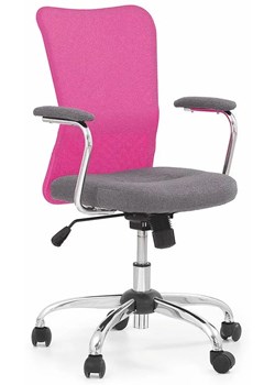 Fotel obrotowy dla dziewczynki Alwer - różowy ze sklepu Edinos.pl w kategorii Fotele dziecięce - zdjęcie 172234539