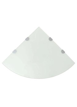 Biała półka z hartowanego szkła - Gaja 4X ze sklepu Edinos.pl w kategorii Meble kuchenne - zdjęcie 172234649