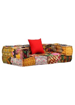 2-osobowa modułowa sofa patchwork Demri 1D ze sklepu Edinos.pl w kategorii Sofy i kanapy - zdjęcie 172235026