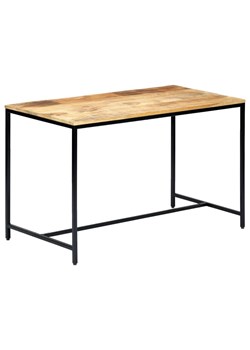 Industrialny stół z drewna mango Avis – jasnobrązowy ze sklepu Edinos.pl w kategorii Stoły - zdjęcie 172235046