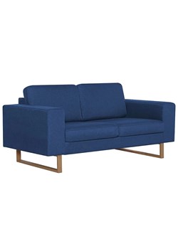 Elegancka dwuosobowa sofa Williams 2X - niebieska ze sklepu Edinos.pl w kategorii Sofy i kanapy - zdjęcie 172235257