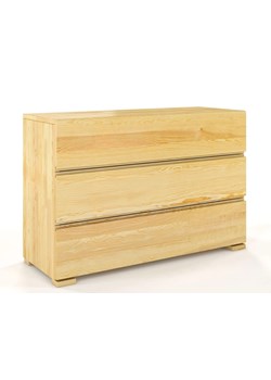 Komoda drewniana z szufladami Verlos 2S - Sosna ze sklepu Edinos.pl w kategorii Komody - zdjęcie 172236605
