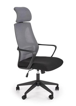 Fotel obrotowy do biurka Mercury - popielato-czarny ze sklepu Edinos.pl w kategorii Krzesła biurowe - zdjęcie 172236877