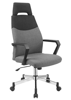 Szary nowoczesny fotel obrotowy - Kilian ze sklepu Edinos.pl w kategorii Krzesła do biurka - zdjęcie 172236925