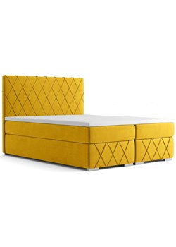 Pikowane łóżko kontynentalne Elise 180x200 - 32 kolory ze sklepu Edinos.pl w kategorii Łóżka i materace - zdjęcie 172237058