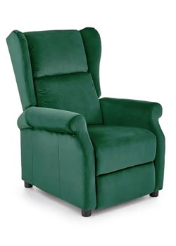 Zielony fotel uszak rozkładany - Alden 2X ze sklepu Edinos.pl w kategorii Fotele - zdjęcie 172237149