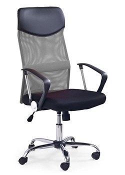 Szary biurowy fotel obrotowy - Vespan ze sklepu Edinos.pl w kategorii Krzesła biurowe - zdjęcie 172237215