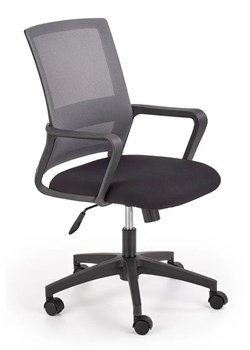 Fotel obrotowy do biurka Erix - czarny+popiel ze sklepu Edinos.pl w kategorii Krzesła do biurka - zdjęcie 172237255