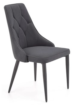 Eleganckie krzesło do salonu z Roni - popiel ze sklepu Edinos.pl w kategorii Krzesła - zdjęcie 172237378