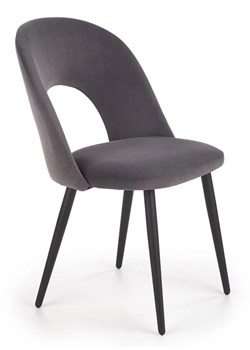 Loftowe krzesło Getti - popiel ze sklepu Edinos.pl w kategorii Krzesła - zdjęcie 172237405
