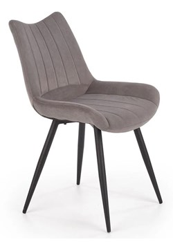Eleganckie krzesło do salonu Debi - popiel ze sklepu Edinos.pl w kategorii Krzesła - zdjęcie 172237469