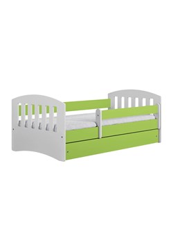 Łóżko dziecinne z barierką Pinokio 2X 80x180 - zielone ze sklepu Edinos.pl w kategorii Łóżka dziecięce - zdjęcie 172237858