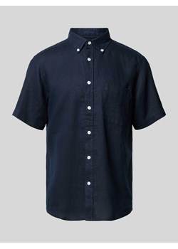 Koszula casualowa z lnu ze sklepu Peek&Cloppenburg  w kategorii Koszule męskie - zdjęcie 172238556