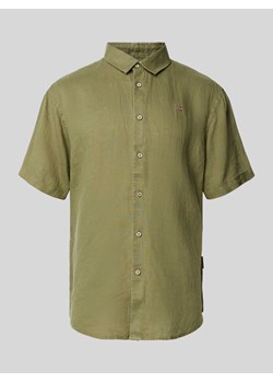 Koszula casualowa z lnu ze sklepu Peek&Cloppenburg  w kategorii Koszule męskie - zdjęcie 172238599