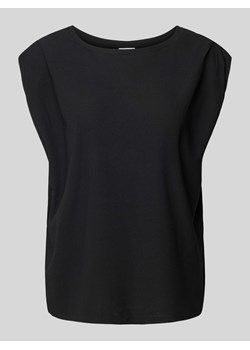 T-shirt w jednolitym kolorze z okrągłym dekoltem ze sklepu Peek&Cloppenburg  w kategorii Bluzki damskie - zdjęcie 172238668