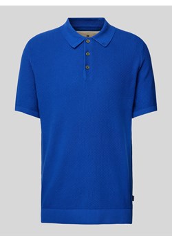 Koszulka polo z fakturowanym wzorem model ‘BLUSANDRI’ ze sklepu Peek&Cloppenburg  w kategorii T-shirty męskie - zdjęcie 172238788