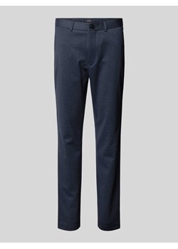 Spodnie do garnituru o kroju regular fit z zapięciem na guzik model ‘liam’ ze sklepu Peek&Cloppenburg  w kategorii Spodnie męskie - zdjęcie 172238895