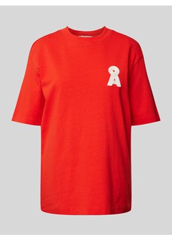 T-shirt o kroju oversized z wyhaftowanym logo model ‘TARJAA’ ze sklepu Peek&Cloppenburg  w kategorii Bluzki damskie - zdjęcie 172238975