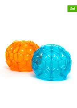InnovaGoods Nadmuchiwane piłki (2 szt.) w kolorze pomarańczowym i błękitnym ze sklepu Limango Polska w kategorii Zabawki - zdjęcie 172239115
