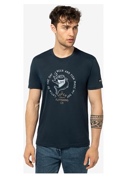 super.natural Koszulka &quot;Juhos Fuest&quot; w kolorze granatowym ze sklepu Limango Polska w kategorii T-shirty męskie - zdjęcie 172239719