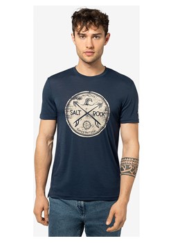 super.natural Koszulka &quot;Salt&amp;Rock&quot; w kolorze granatowym ze sklepu Limango Polska w kategorii T-shirty męskie - zdjęcie 172239727