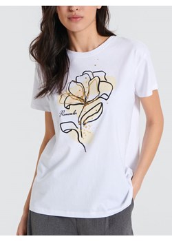 Sinsay - Koszulka z nadrukiem - biały ze sklepu Sinsay w kategorii Bluzki damskie - zdjęcie 172241238