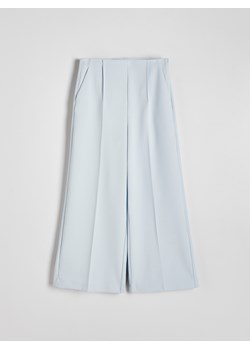Reserved - Spodnie culotte z wiskozą - jasnoturkusowy ze sklepu Reserved w kategorii Spodnie damskie - zdjęcie 172241917