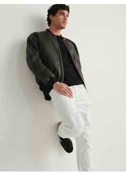 Reserved - Jeansy slim z efektem sprania - biały ze sklepu Reserved w kategorii Jeansy męskie - zdjęcie 172241937