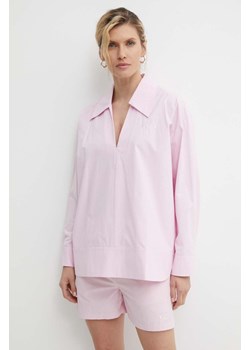 Résumé bluzka bawełniana VictoriaRS Shirt damska kolor różowy gładka 19610951 ze sklepu ANSWEAR.com w kategorii Bluzki damskie - zdjęcie 172243478