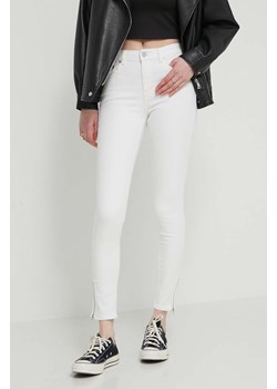 Tommy Jeans jeansy Nora damskie kolor biały DW0DW17567 ze sklepu ANSWEAR.com w kategorii Jeansy damskie - zdjęcie 172243679