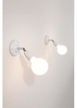 H & M - Dwa Porcelanowe Kinkiety Z Żarówką - Biały ze sklepu H&M w kategorii Lampy ścienne - zdjęcie 172244866